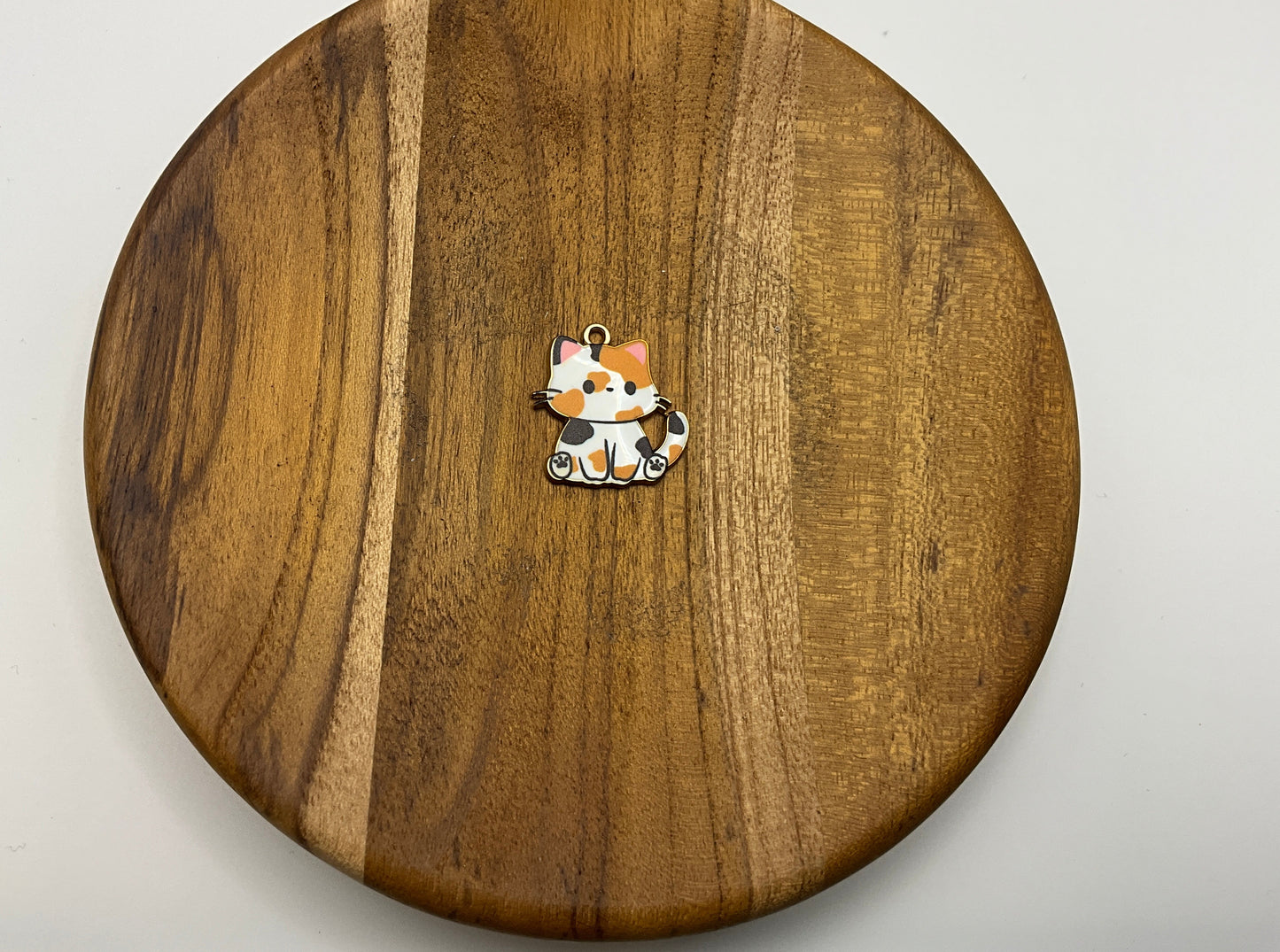 Calico cat charm