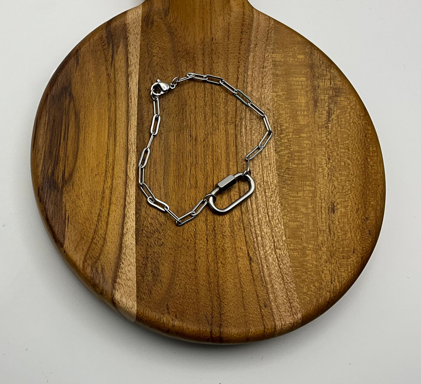 Paperclip Carabiner Bracelet