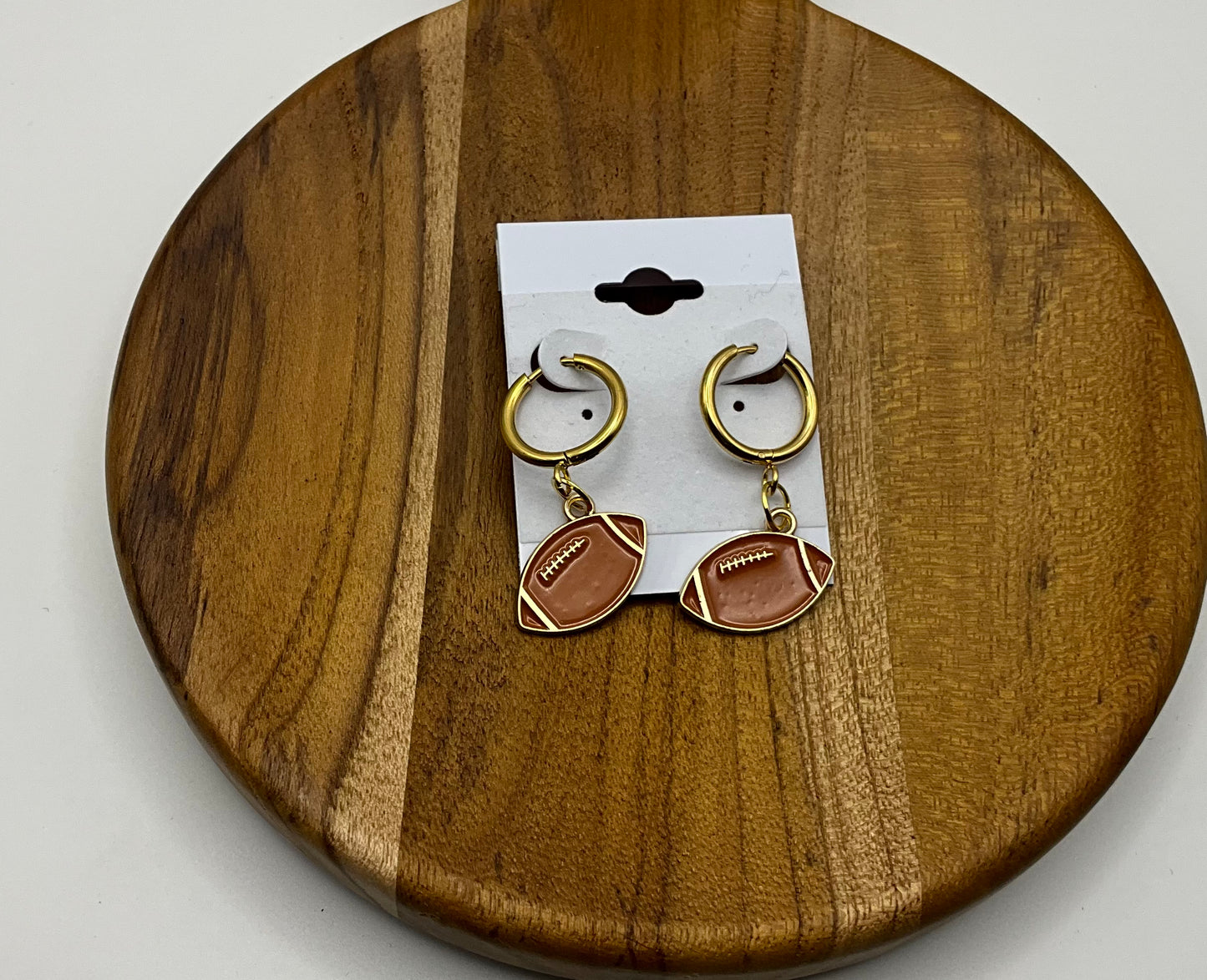 Football earrings