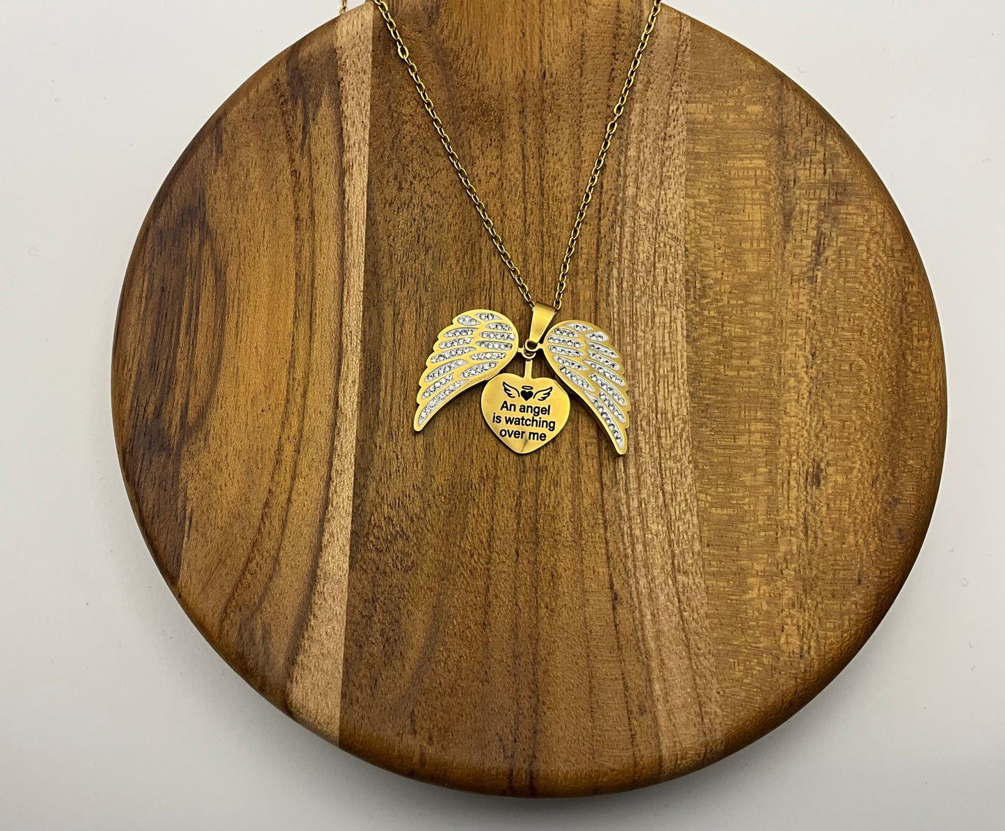 Angel watching over me necklace