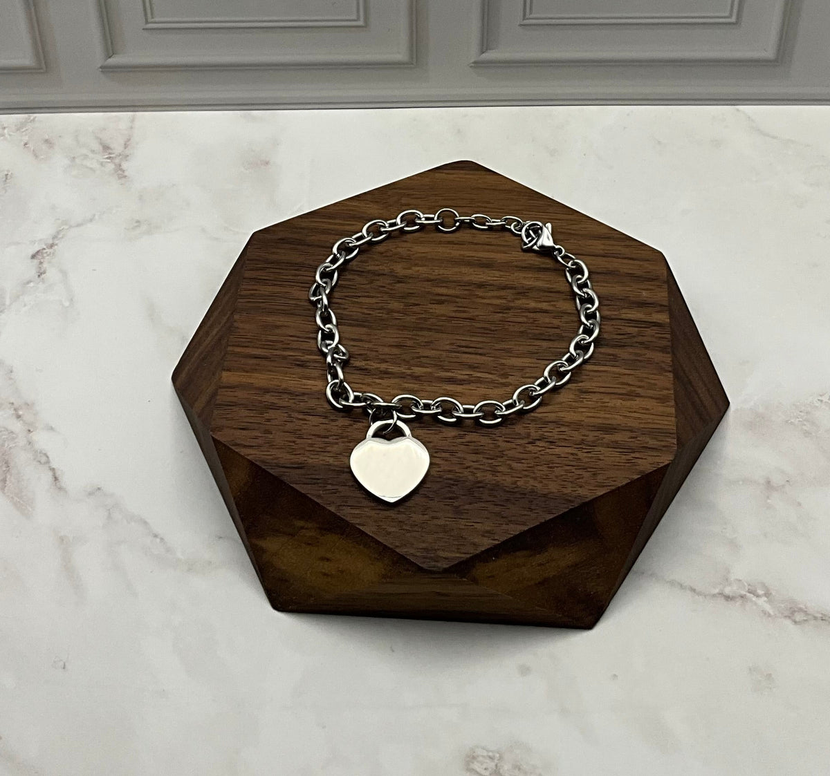Silver Heart Bracelet