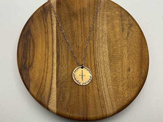 Rose gold 20MM disk LOTR