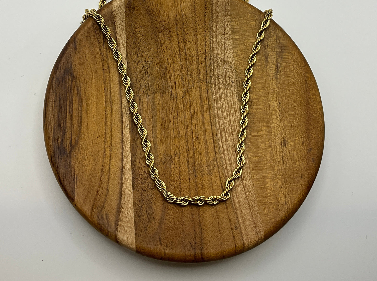 22 inch rope chain gold