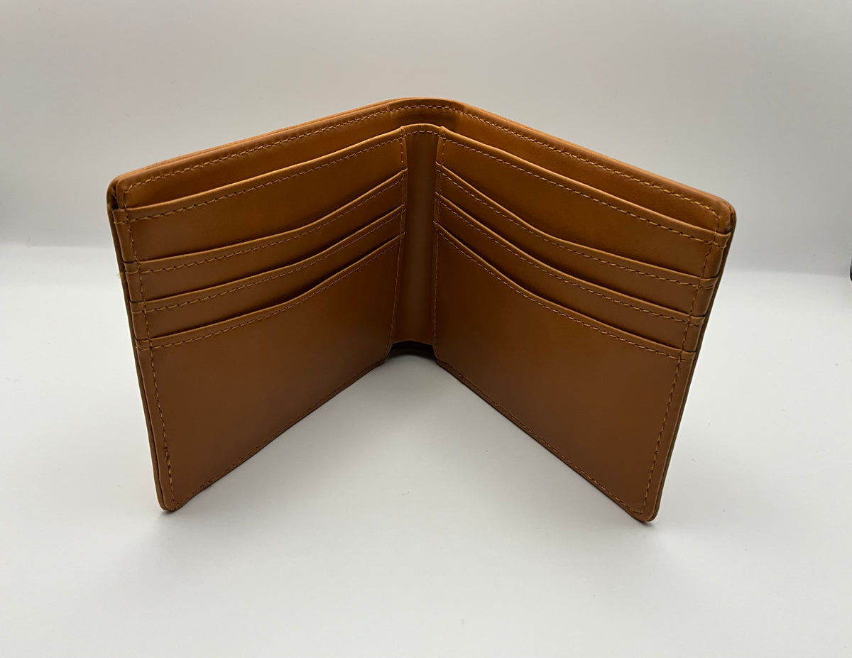Personalized Leatherette Wallet Rawhide