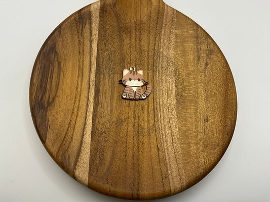 Brown cat charm