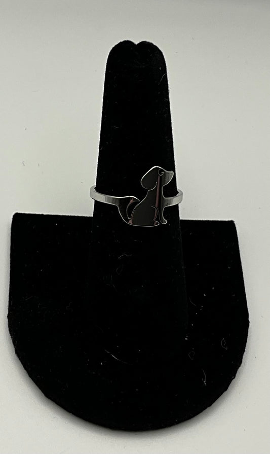 Dog ring silver
