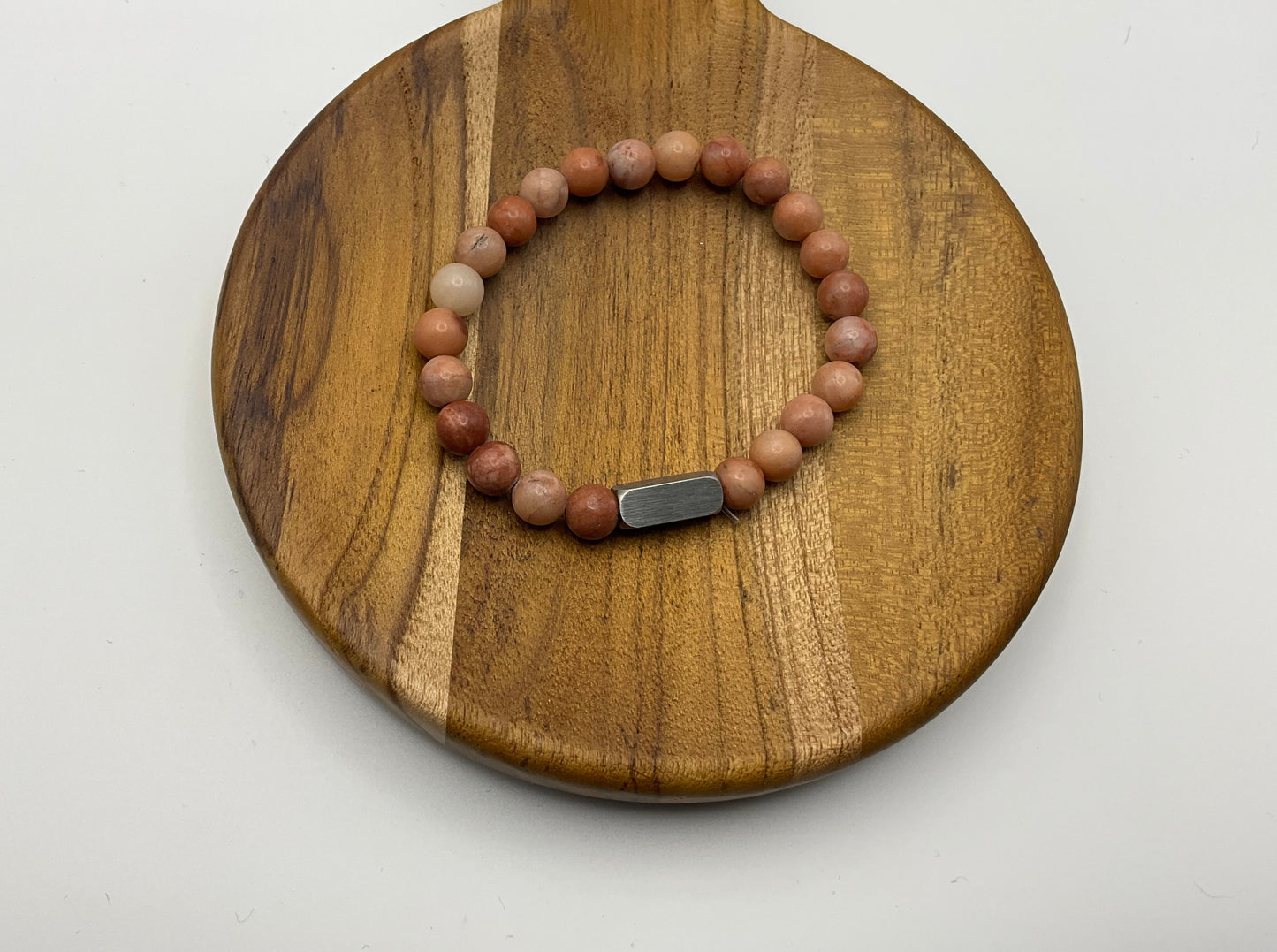 Pink aventurine stone bracelet