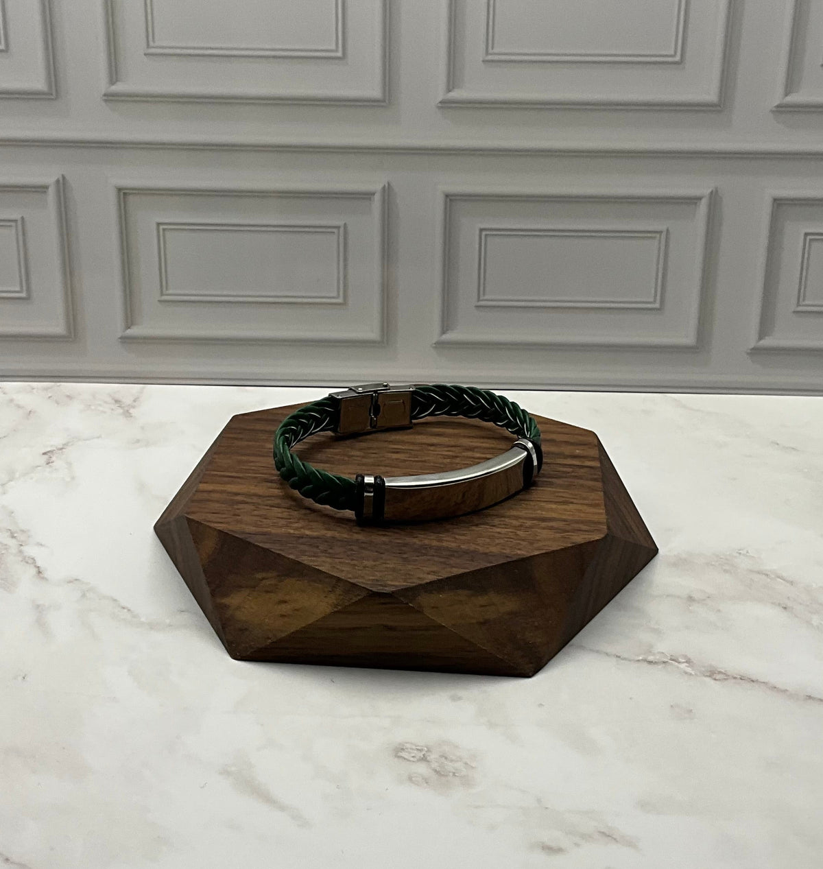Braided Bracelet Green