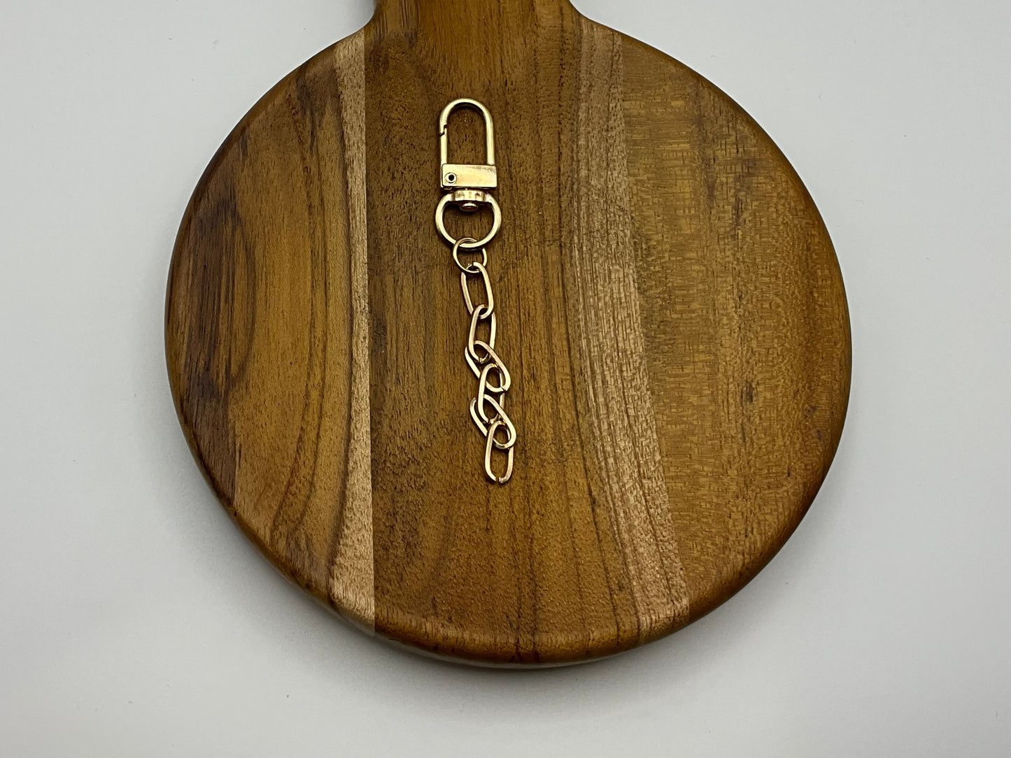 Charm keychain gold