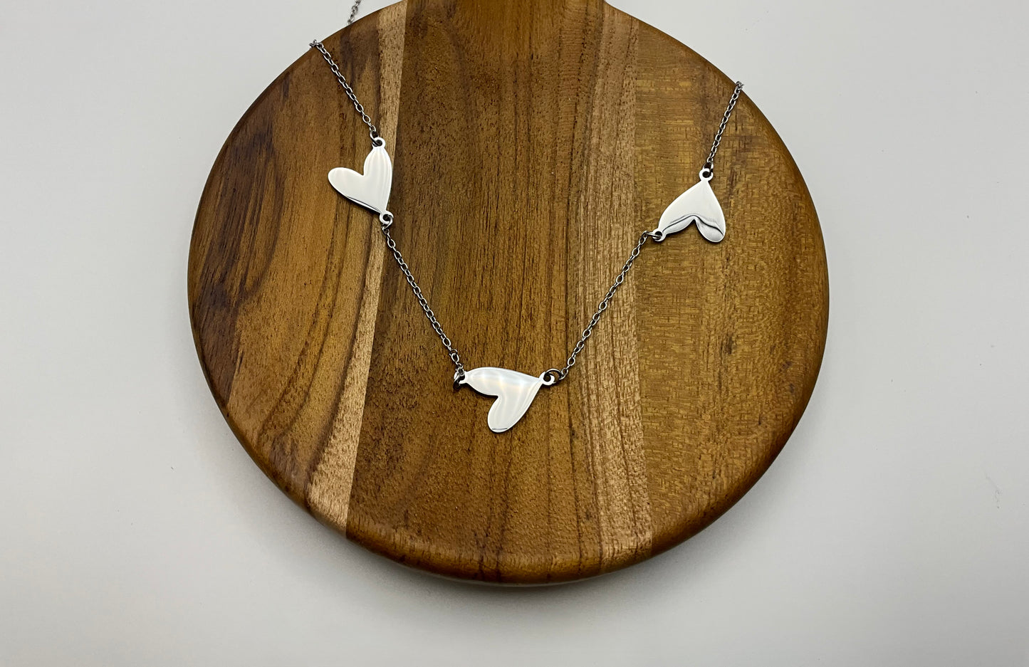 Connected Hearts Silver Necklace