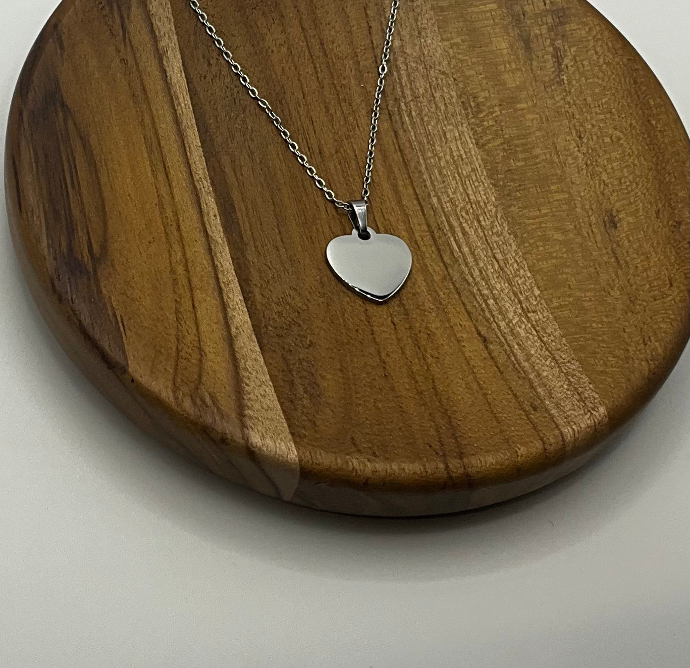 Mini Silver Heart Necklace