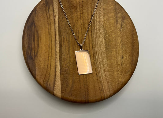Large rectangle rose gold
