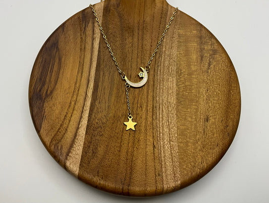 Starfall Necklace Gold