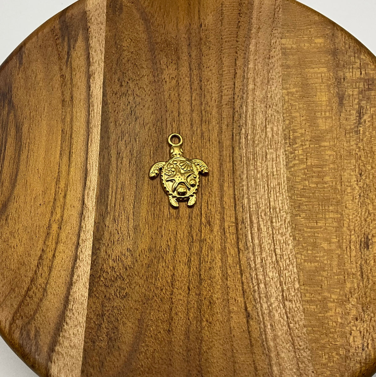 Gold Turtle Charm