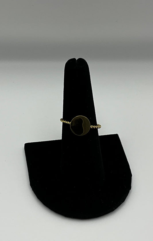 Gold Circle Ring