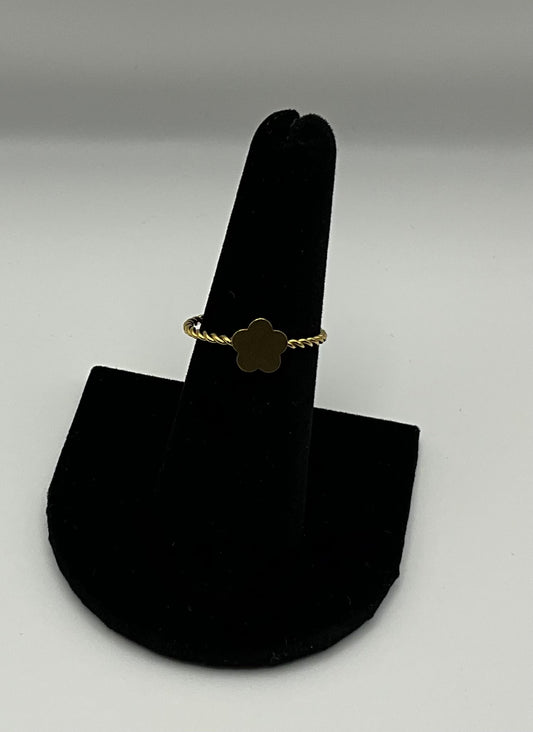 Gold Flower Ring