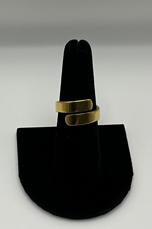 Gold wrap ring