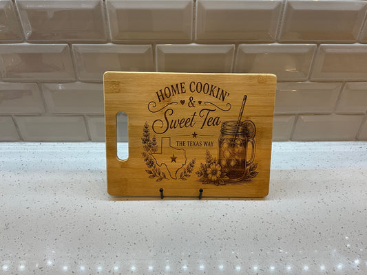 Large Bamboo Cutting Board – Home Cookin’ &amp; Sweet Tea the Texas Way