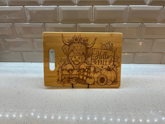 Large Bamboo Cutting Board – Hello Fall