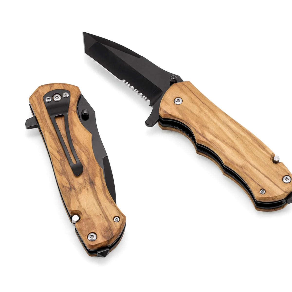 Natural Wood Pocket Knife