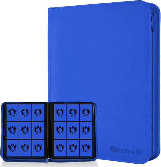 Large Trading Card Binder - Blue