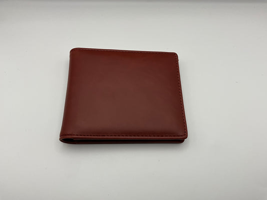 Personalized Leatherette Wallet Red