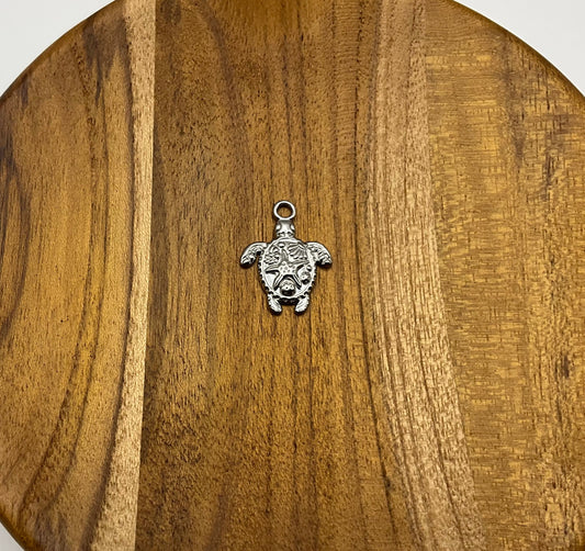 Silver Turtle Charm