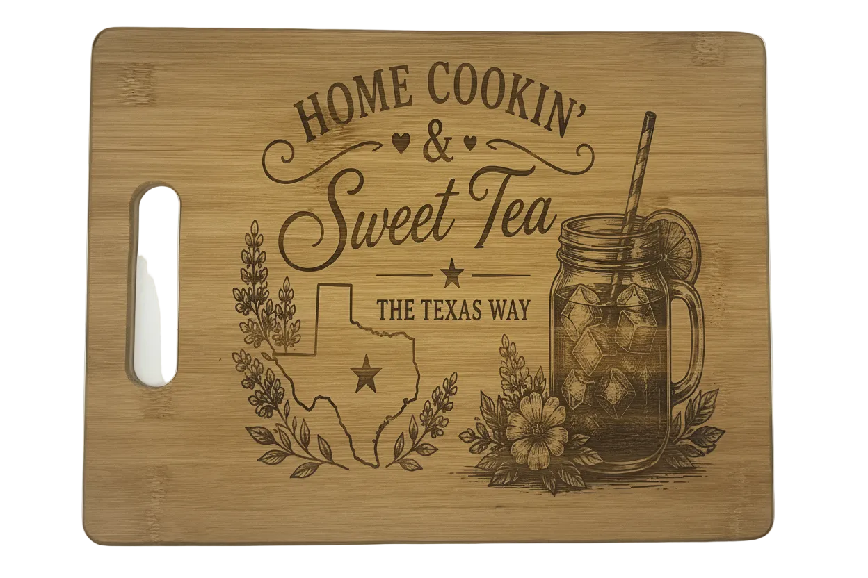 Home Cookin Sweet Tea Cutting Board
